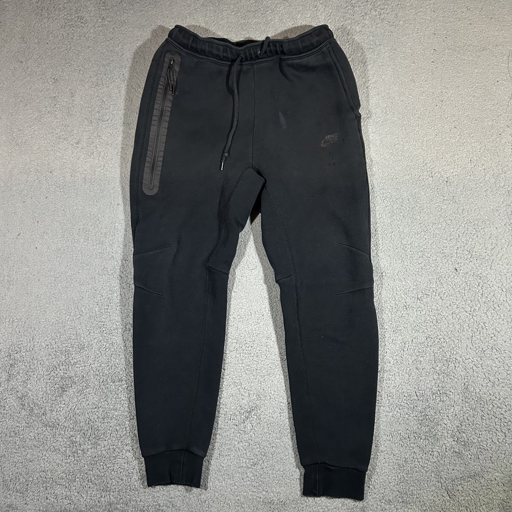 Nike Tech Fleece Black Jogger Sweatpants Men's Medium #3954